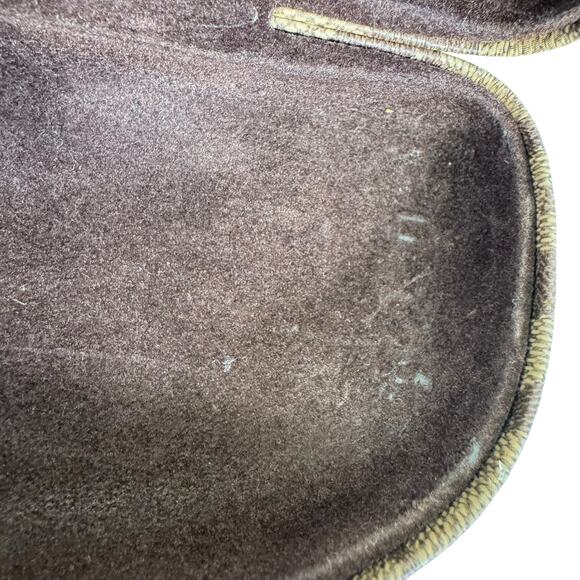 COACH Signature C Monogram Brown Hard Clamshell Eyeglass Case - Picture 6 of 6